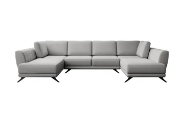 Katun Bäddsoffa Dubbelschäslong - Ljusgrå - Möbler - Soffa - Bäddsoffa - Bäddsoffa längsbäddad