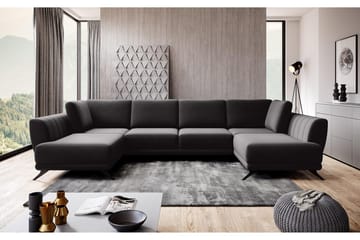 Katun Bäddsoffa Dubbelschäslong - Mörkbrun - Möbler - Soffa - Bäddsoffa - Bäddsoffa längsbäddad