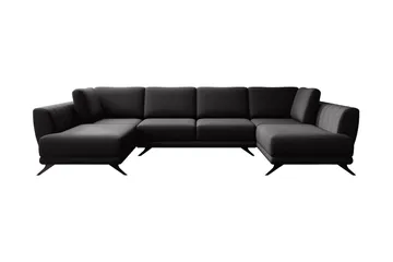 Katun Bäddsoffa Dubbelschäslong - Svart - Möbler - Soffa - Bäddsoffa - Bäddsoffa längsbäddad