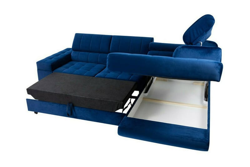 Kintore 3-sits Hörnbäddsoffa NO_BRAND Dark green - Möbler - Soffa - Bäddsoffa - Bäddsoffa längsbäddad