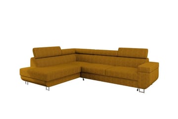 Kintore 3-sits Hörnbäddsoffa NO_BRAND Dark yellow - Möbler - Soffa - Bäddsoffa - Bäddsoffa längsbäddad