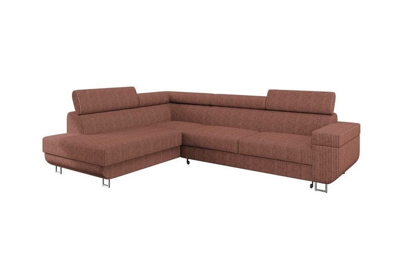 Kintore 3-sits Hörnbäddsoffa NO_BRAND Light brown - Möbler - Soffa - Bäddsoffa - Bäddsoffa längsbäddad