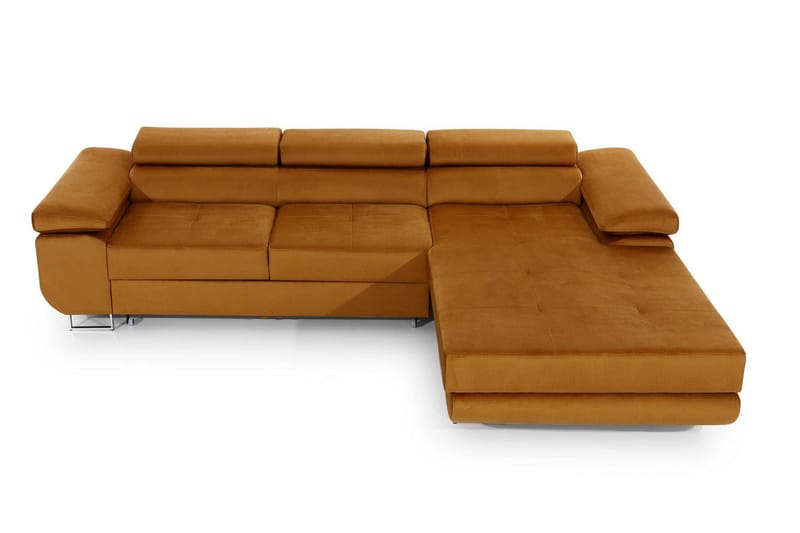 Klinka Bäddsoffa med Divan Höger - Gul - Möbler - Soffa - Bäddsoffa - Bäddsoffa divan