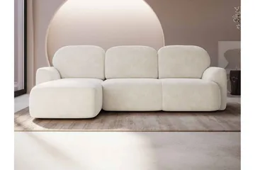 Korfu Bäddsoffa m. Divan 3-sits - Beige - Möbler - Soffa - Bäddsoffa - Bäddsoffa divan