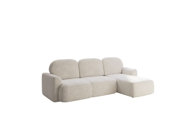 Korfu Bäddsoffa m. Divan 3-sits - Beige - Möbler - Soffa - Bäddsoffa - Bäddsoffa divan