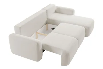 Korfu Bäddsoffa m. Divan 3-sits - Blå - Möbler - Soffa - Bäddsoffa - Bäddsoffa divan