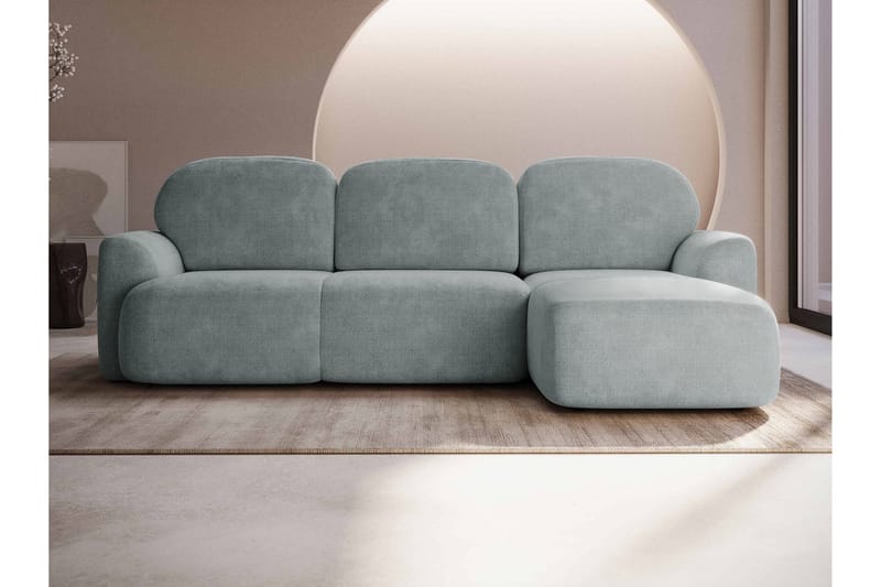 Korfu Bäddsoffa m. Divan 3-sits - Brun - Möbler - Soffa - Bäddsoffa - Bäddsoffa divan