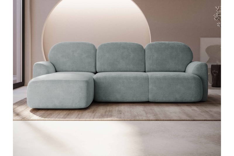 Korfu Bäddsoffa m. Divan 3-sits - Grå - Möbler - Soffa - Bäddsoffa - Bäddsoffa divan
