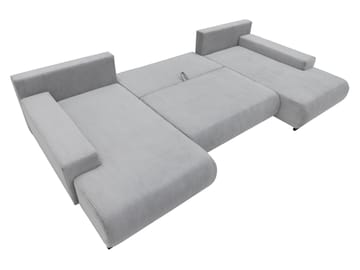 Krysen 4-sits Bäddsoffa med dubbeldivan - beige - Möbler - Soffa - Bäddsoffa - Hörnbäddsoffa