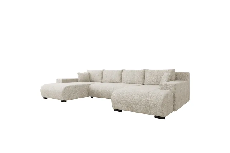 Krysen Bäddsoffa Dubbeldivan 4-sits - Beige - Möbler - Soffa - Bäddsoffa - U bäddsoffa