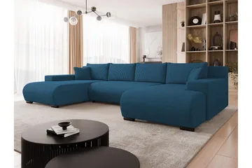 Krysen Bäddsoffa Dubbeldivan 4-sits - Blå - Möbler - Soffa - Bäddsoffa - Bäddsoffa divan
