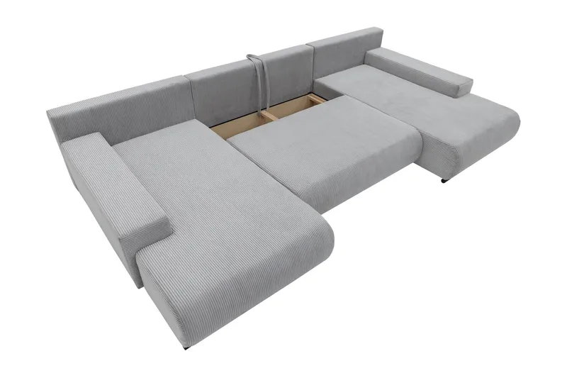 Krysen Bäddsoffa Dubbeldivan 4-sits - Brun - Möbler - Soffa - Bäddsoffa - U bäddsoffa