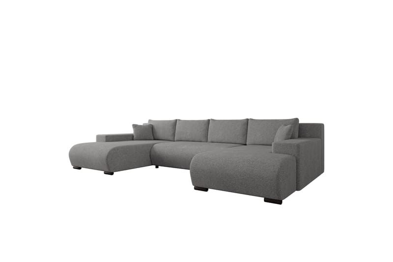 Krysen Bäddsoffa Dubbeldivan 4-sits - Grå - Möbler - Soffa - Bäddsoffa - U bäddsoffa