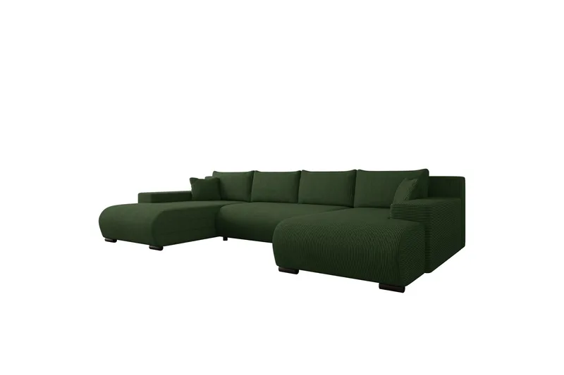 Krysen Bäddsoffa Dubbeldivan 4-sits - Grön - Möbler - Soffa - Bäddsoffa - Bäddsoffa divan