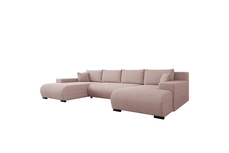 Krysen Bäddsoffa Dubbeldivan 4-sits - Rosa - Möbler - Soffa - Bäddsoffa - Bäddsoffa divan