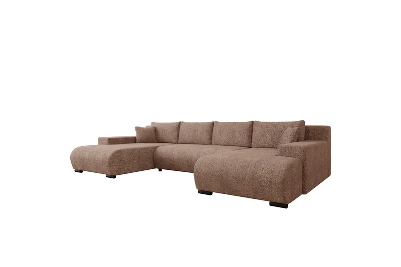 Krysen Bäddsoffa Dubbeldivan 4-sits - Rosa - Möbler - Soffa - Bäddsoffa - U bäddsoffa