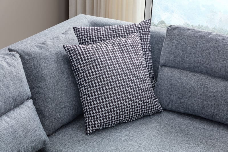 Bervik Hörnsoffa 230x90x150 cm - Grå - Möbler - Soffa - Bäddsoffa - Bäddsoffa längsbäddad