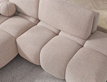 Vittario 3-sits Bubblig Bäddsoffa med Divan och förvaring Vänster - Xillar 20 - Möbler - Soffa - Bäddsoffa - Bäddsoffa längsbäddad