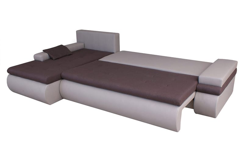 Lavona Divanbäddsoffa Vänster - Svart/Grå - Möbler - Soffa - Bäddsoffa - Bäddsoffa längsbäddad
