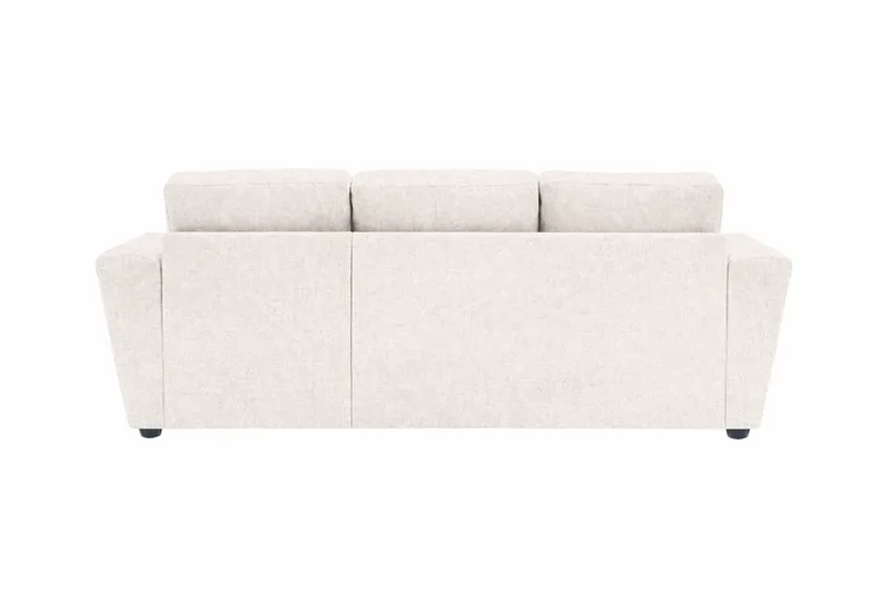 Leia 3-sits vändbar Bäddsoffa med divan och förvaring - Beige - Möbler - Soffa - Bäddsoffa - Bäddsoffa divan