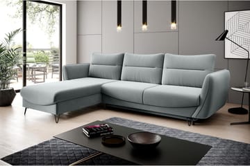 Lence Bäddsoffa m. Divan Förvaring - Vit/Ljusgrå - Möbler - Soffa - Bäddsoffa - Bäddsoffa divan