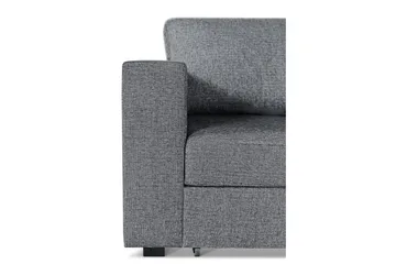 Leo Bäddsoffa 3-sits med Schäslong Höger - Grå - Möbler - Soffa - Bäddsoffa - Bäddsoffa divan