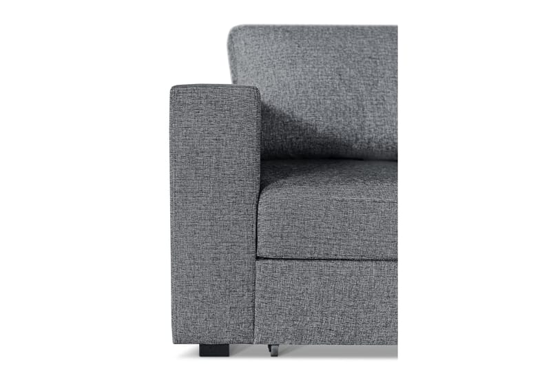 Leo Bäddsoffa 3-sits med Schäslong Höger - Grå - Möbler - Soffa - Bäddsoffa - Bäddsoffa divan
