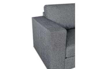 Leo Bäddsoffa 3-sits med Schäslong Höger - Grå - Möbler - Soffa - Bäddsoffa - Bäddsoffa divan