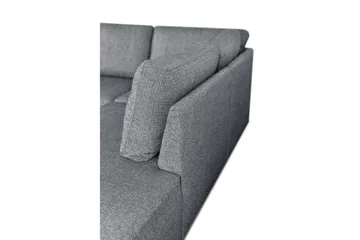 Leo Bäddsoffa 3-sits med Schäslong Höger - Grå - Möbler - Soffa - Bäddsoffa - Bäddsoffa divan