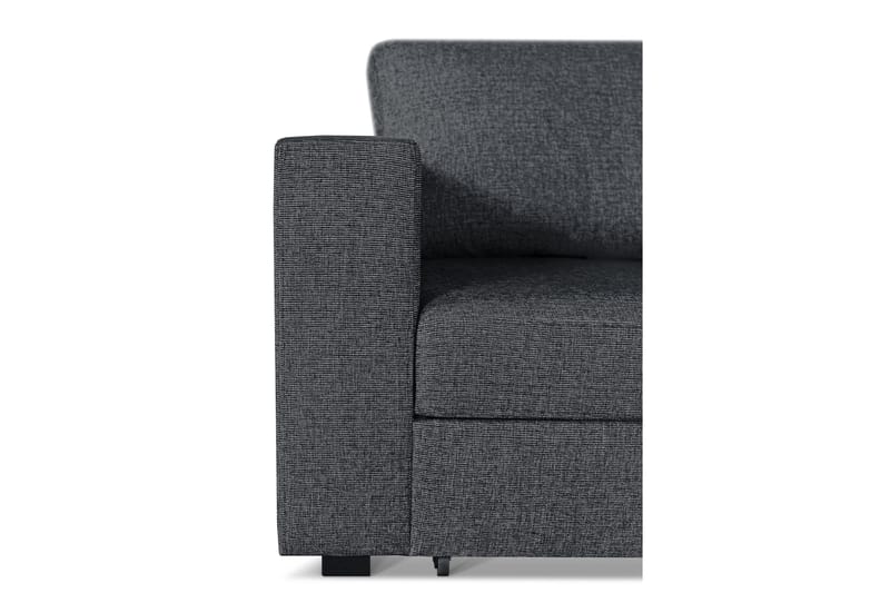 Leo Bäddsoffa 3-sits med Schäslong Höger - Mörkgrå - Möbler - Soffa - Bäddsoffa - Bäddsoffa divan
