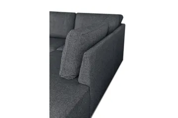 Leo Bäddsoffa 3-sits med Schäslong Höger - Mörkgrå - Möbler - Soffa - Bäddsoffa - Bäddsoffa divan