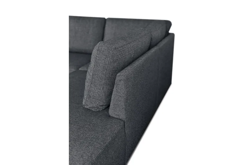 Leo Bäddsoffa 3-sits med Schäslong Höger - Mörkgrå - Möbler - Soffa - Bäddsoffa - Bäddsoffa divan