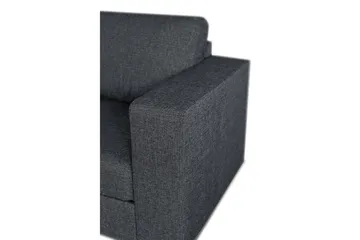 Leo Bäddsoffa 3-sits med Schäslong Vänster - Mörkgrå - Möbler - Soffa - Bäddsoffa - Bäddsoffa divan