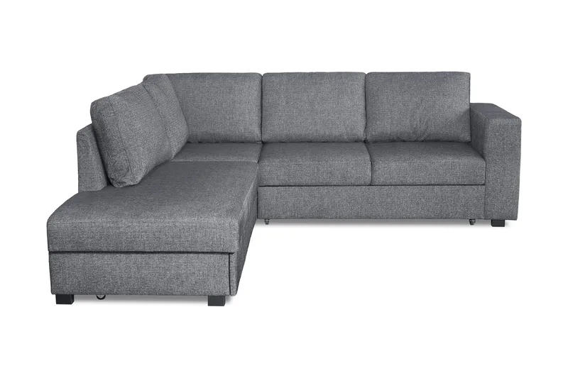 Leo Bäddsoffa 3-sits med Schäslong Vänster, Mellangrå