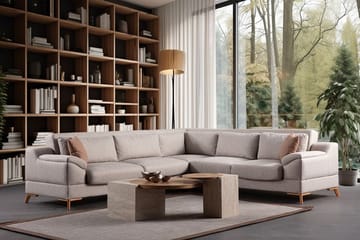 Lepinas 6-sits Hörnsoffa - Möbler - Soffa - Bäddsoffa - Bäddsoffa längsbäddad