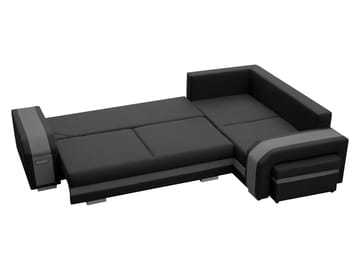 Lesley 4-sits Hörnbäddsoffa med förvaring - beige - Möbler - Soffa - Bäddsoffa - Hörnbäddsoffa