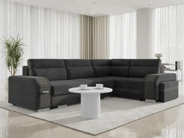 Lesley 4-sits Hörnbäddsoffa med förvaring - Möbler - Soffa - Bäddsoffa - Hörnbäddsoffa