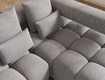 Levvi 3-sits Bubblig Bäddsoffa med Divan Höger - Coralline 03 - Möbler - Soffa - Bäddsoffa - Bäddsoffa divan