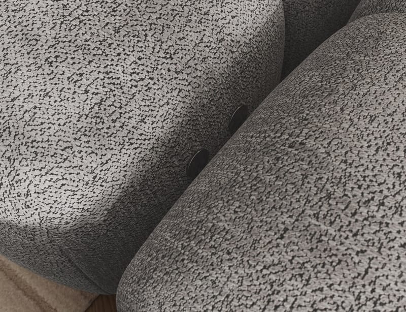 Levvi 3-sits Bubblig Bäddsoffa med Divan Höger - Coralline 03 - Möbler - Soffa - Bäddsoffa - Bäddsoffa divan