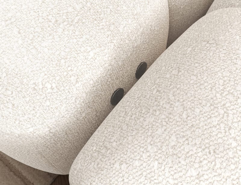 Levvi 3-sits Bubblig Bäddsoffa med Divan Höger - Jaffray 01 - Möbler - Soffa - Bäddsoffa - Bäddsoffa divan