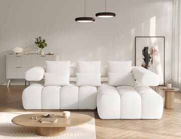 Levvi 3-sits Bubblig Bäddsoffa med Divan Höger - Jaffray 01 - Möbler - Soffa - Bäddsoffa - Bäddsoffa divan