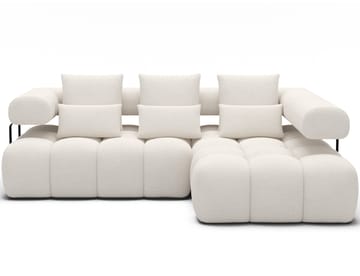 Levvi 3-sits Bubblig Bäddsoffa med Divan Höger - Jaffray 01 - Möbler - Soffa - Bäddsoffa - Bäddsoffa divan