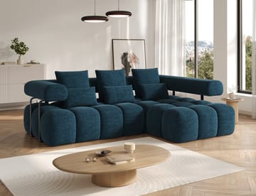 Levvi 3-sits Bubblig Bäddsoffa med Divan Höger - Manhattan 40 - Möbler - Soffa - Bäddsoffa - Hörnbäddsoffa