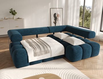 Levvi 3-sits Bubblig Bäddsoffa med Divan Höger - Manhattan 40 - Möbler - Soffa - Bäddsoffa - Hörnbäddsoffa