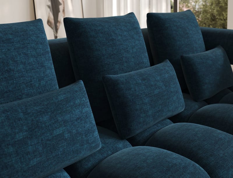 Levvi 3-sits Bubblig Bäddsoffa med Divan Höger - Manhattan 40 - Möbler - Soffa - Bäddsoffa - Hörnbäddsoffa