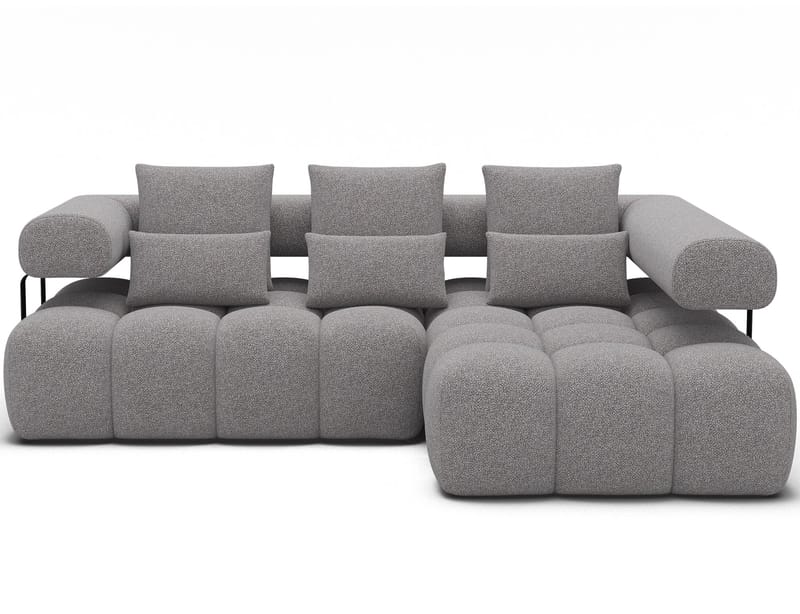 Levvi 3-sits Bubblig Bäddsoffa med Divan Höger - Paolli 04 - Möbler - Soffa - Bäddsoffa - Bäddsoffa divan