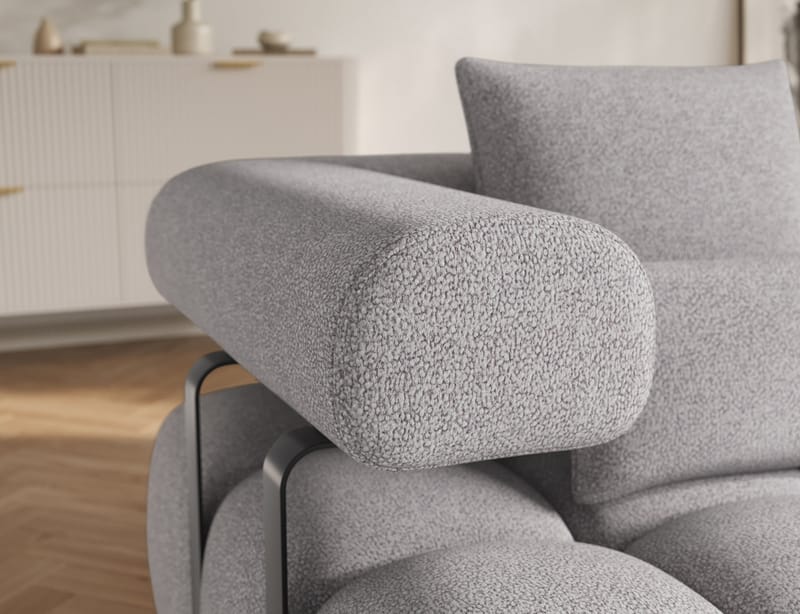 Levvi 3-sits Bubblig Bäddsoffa med Divan Höger - Paolli 04 - Möbler - Soffa - Bäddsoffa - Bäddsoffa divan