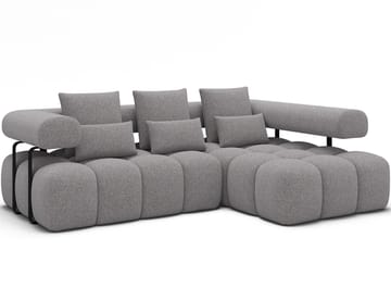 Levvi 3-sits Bubblig Bäddsoffa med Divan Höger - Paolli 04 - Möbler - Soffa - Bäddsoffa - Bäddsoffa divan