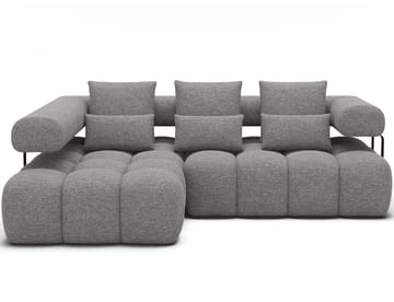 Levvi 3-sits Bubblig Bäddsoffa med Divan Vänster - Coralline 03 - Möbler - Soffa - Bäddsoffa - Bäddsoffa divan