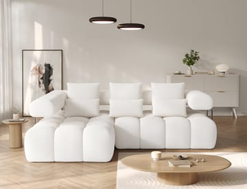 Levvi 3-sits Bubblig Bäddsoffa med Divan Vänster - Jaffray 01 - Möbler - Soffa - Bäddsoffa - Hörnbäddsoffa